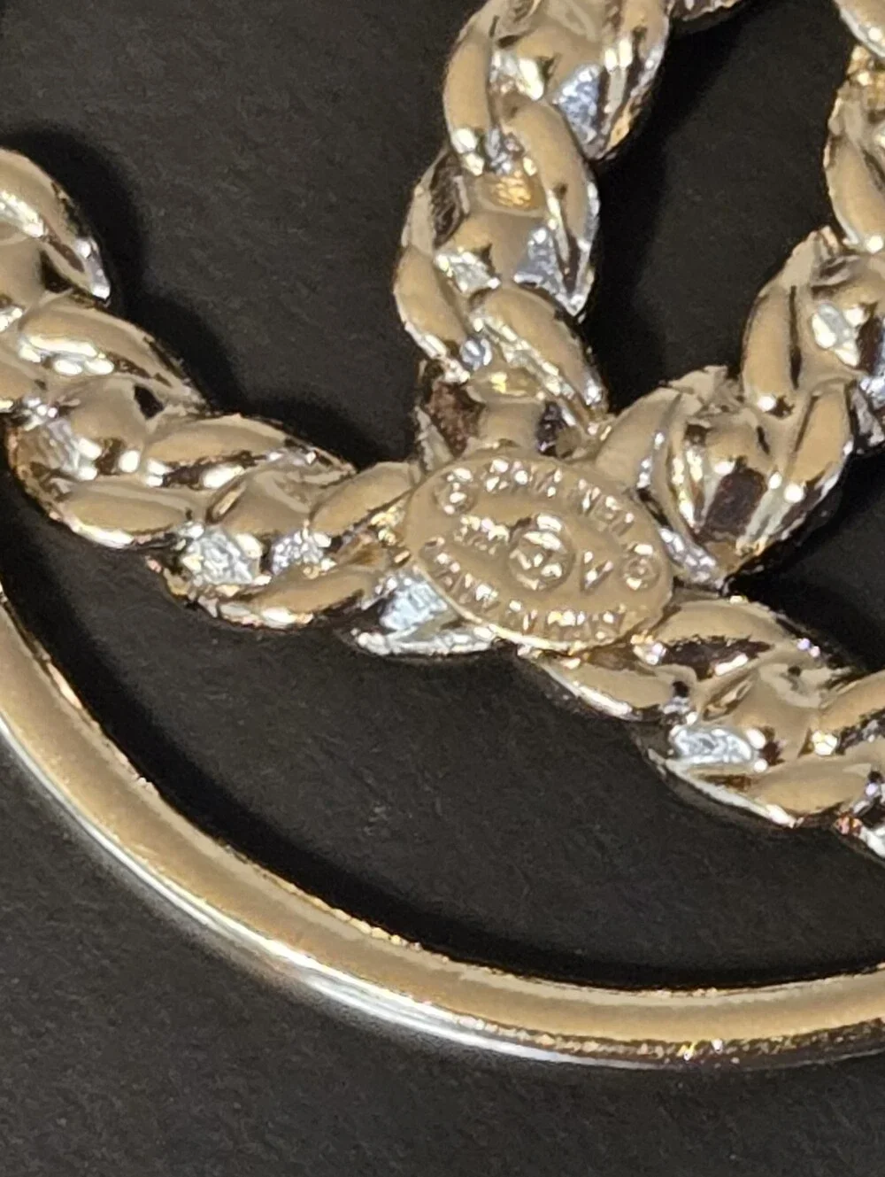 #168 - Chanel 2020V Strass CC Drop Earrings